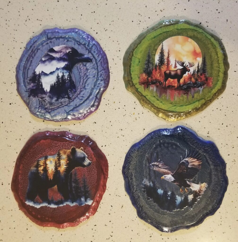 Forest Animal Coaster Set