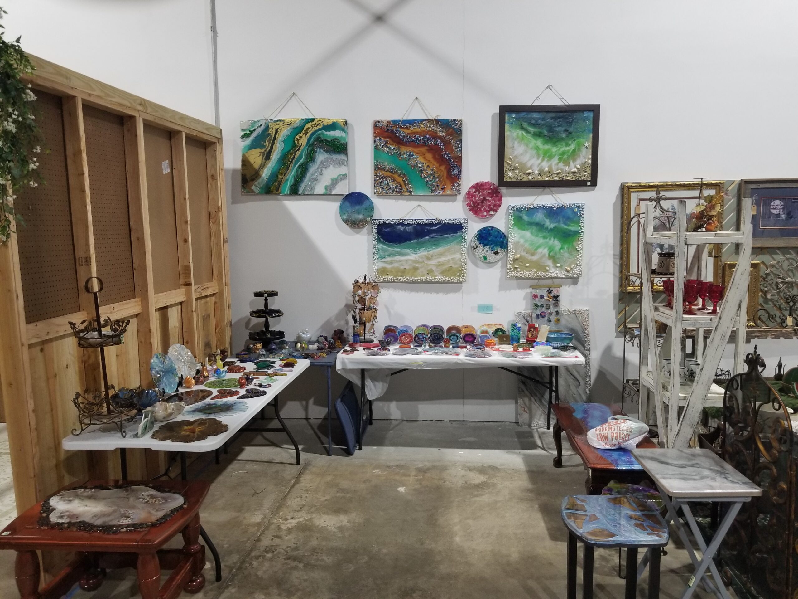 Our whole booth