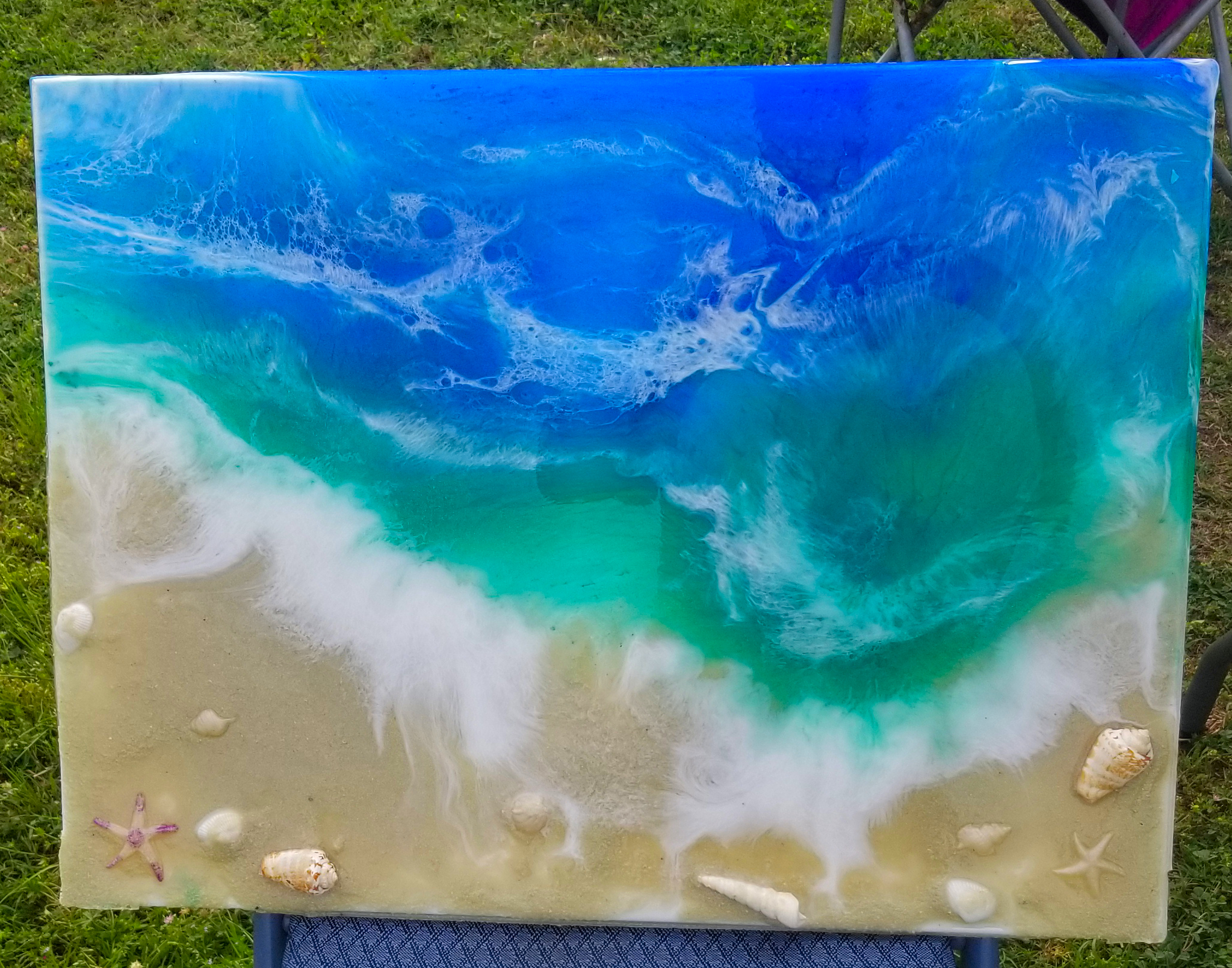 An ocean canvas